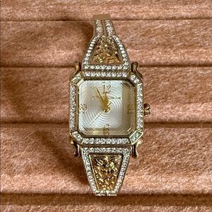 Vintage Betsey Johnson Gold and Silver Women's Watch